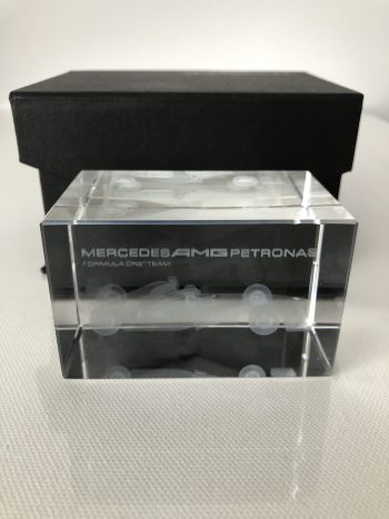 Mercedes AMG Petronas Formula One Team Glass Paperweight - Image 6
