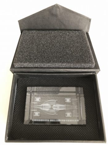 Mercedes AMG Petronas Formula One Team Glass Paperweight - Image 2
