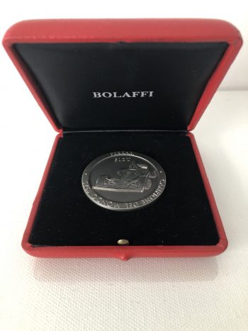 Official Ferrari F1 World Championship 1975 Titanium Medal / Coin