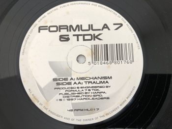 Formula 7 & TDK - Mechanism / Trauma (12") - Image 3