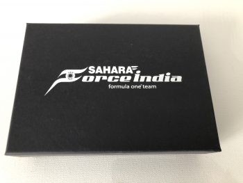 Genuine Sahara Force India Racing Carbon Fibre Bodywork in Perspex from 2017 VJM10 - Image 2