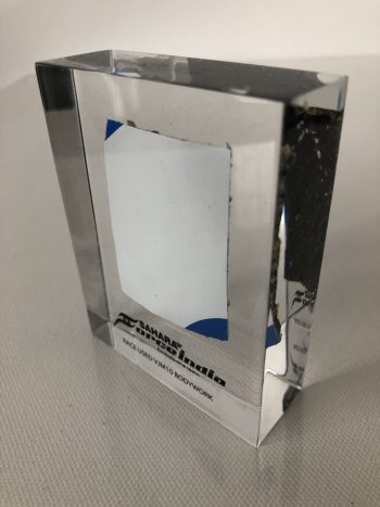 Genuine Sahara Force India Racing Carbon Fibre Bodywork in Perspex from 2017 VJM10 - Image 4