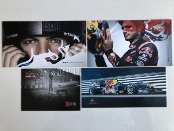Set of 4 Red Bull Racing / Toro Rosso Driver Cards / Post Cards - Image 2
