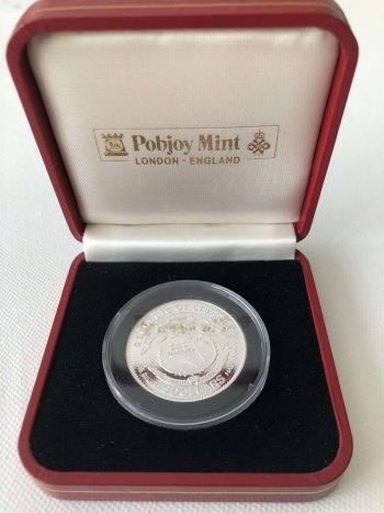 Ayrton Senna $5 Silver Commemorative Coin 1996 F1 Republic Of Liberia Minted by POBJOY