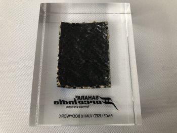 Genuine Sahara Force India Racing Carbon Fibre Bodywork in Perspex from 2017 VJM10 - Image 3