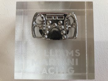 Genuine Williams Martini Racing Miniature Steering Wheel in Perspex - Image 2