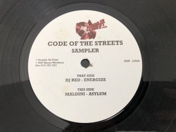 DJ Red / Maldini - Code Of The Streets (Sampler) (12", Ltd, Smplr)