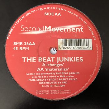 The Beat Junkies - Changes / Materialize (12", Red)