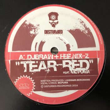 DJBrain + Fee.nix-z - Tear-Red / Woody (12")