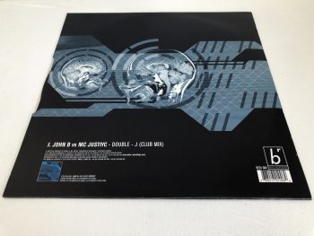 John B vs MC Justiyc - Double - J (Club Mix) (12", S/Sided) - Image 2