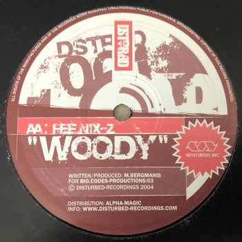 DJBrain + Fee.nix-z - Tear-Red / Woody (12") - Image 2