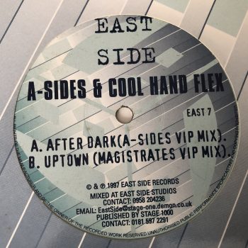 A-Sides & Cool Hand Flex - After Dark (A-Sides VIP Mix) / Uptown (Magistrates VIP Mix) (12")