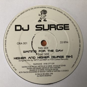 DJ Surge - Waiting For The Day (12")