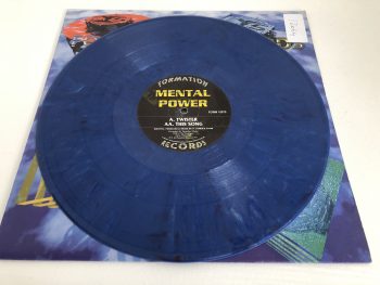 Mental Power - Twister / This Song (12", Blu) - Image 3