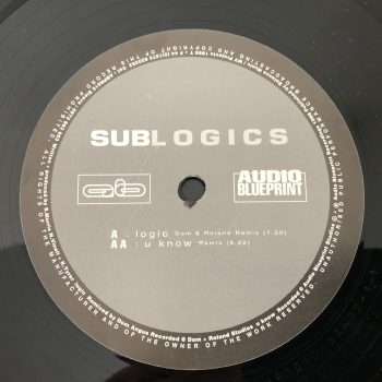 Sublogics - Logic (Dom & Roland Remix) / U Know (Remix) (12")