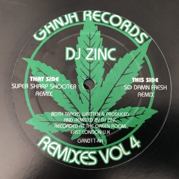 DJ Zinc - Remixes Vol 4 (12")