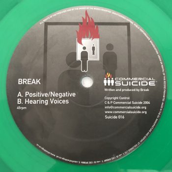 Break - Positive/Negative / Hearing Voices (12", Gre)