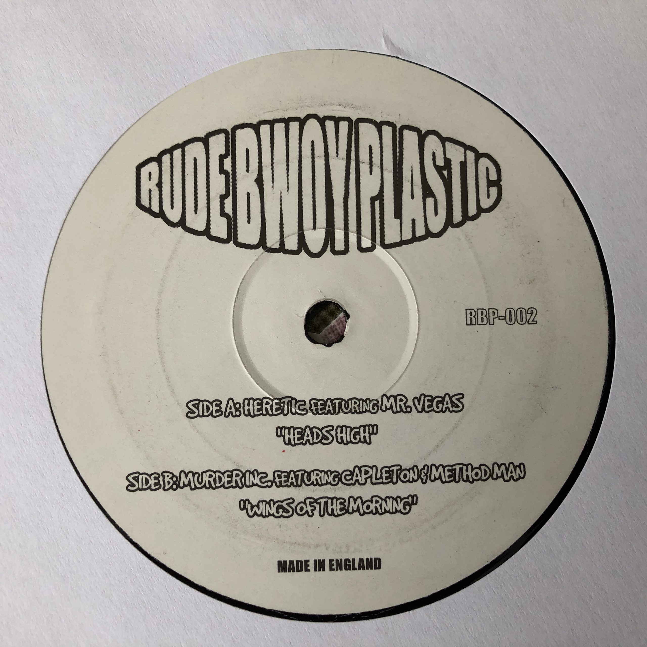 Heretic / Murder Inc. - Heads High / Wings Of The Morning (12", Promo)