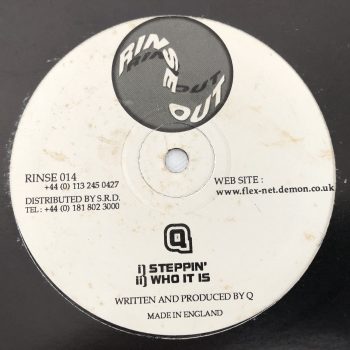 Q - Steppin' / Who It Is (12")