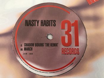 Nasty Habits - Shadow Boxing (The Remix) / March (12") - Image 3