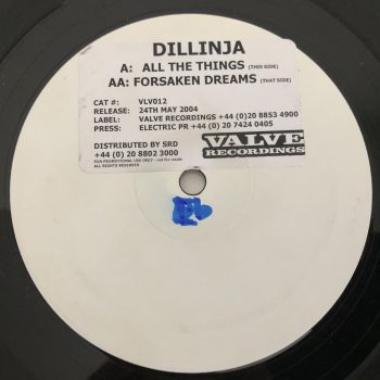 Dillinja - All The Things / Forsaken Dreams (12", Promo, W/Lbl, Sti)