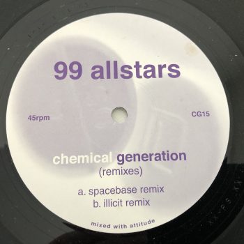 99 Allstars - Chemical Generation (Remixes) (12")
