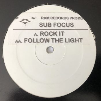 Sub Focus - Rock It / Follow The Light (12", Promo, W/Lbl, Sti)