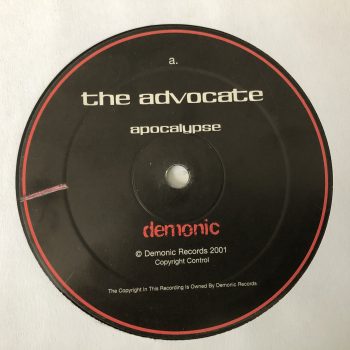 The Advocate - Apocalypse / Sell Your Soul (12")