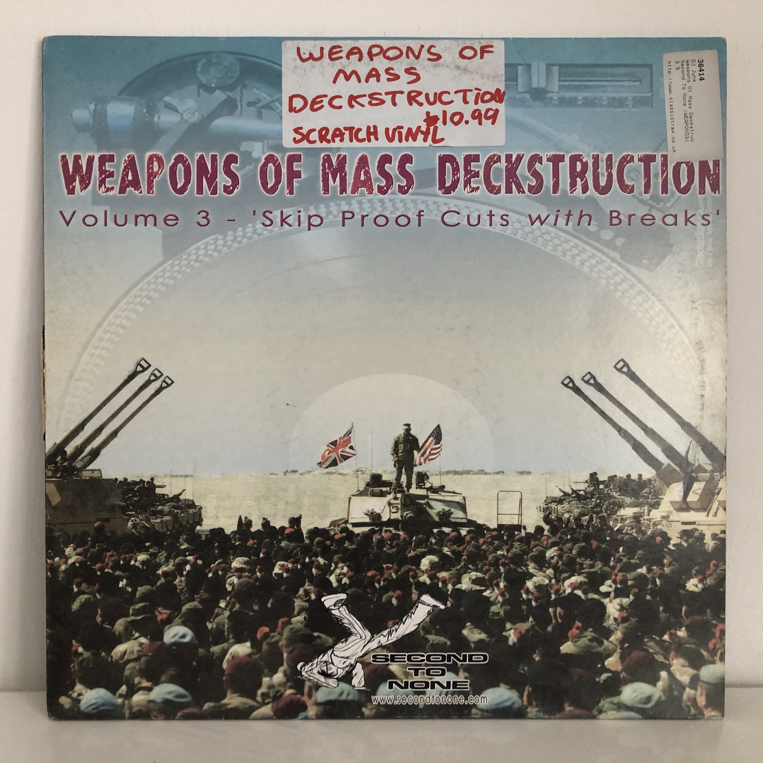 DJ Junk - Weapons Of Mass Deckstruction Volume Three: 'Skip Proof Cuts With Breaks' (12")