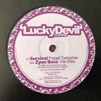 Survival / Zyon Base - Forget Tomorrow / The Wire (12")