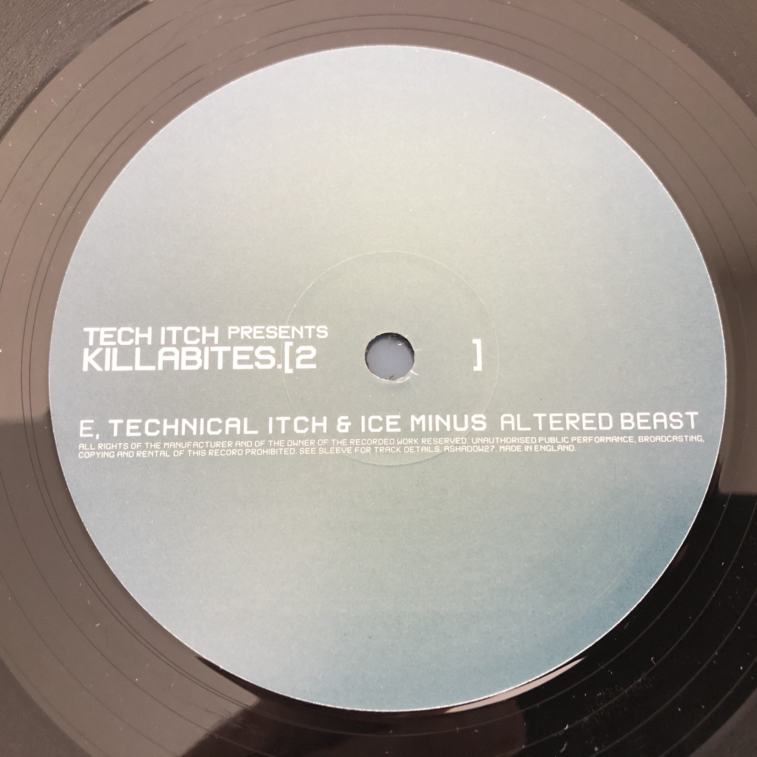 Ice Minus & Technical Itch / Technical Itch - Altered Beast / Analysis (12")