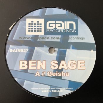 Ben Sage - Geisha / Rebirth (12")