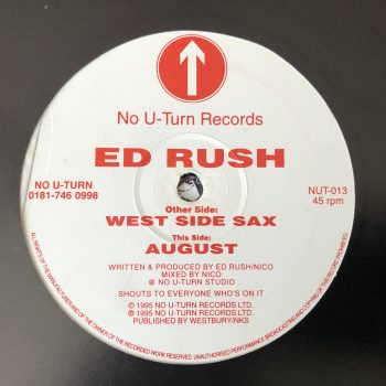 Ed Rush - West Side Sax / August (12")