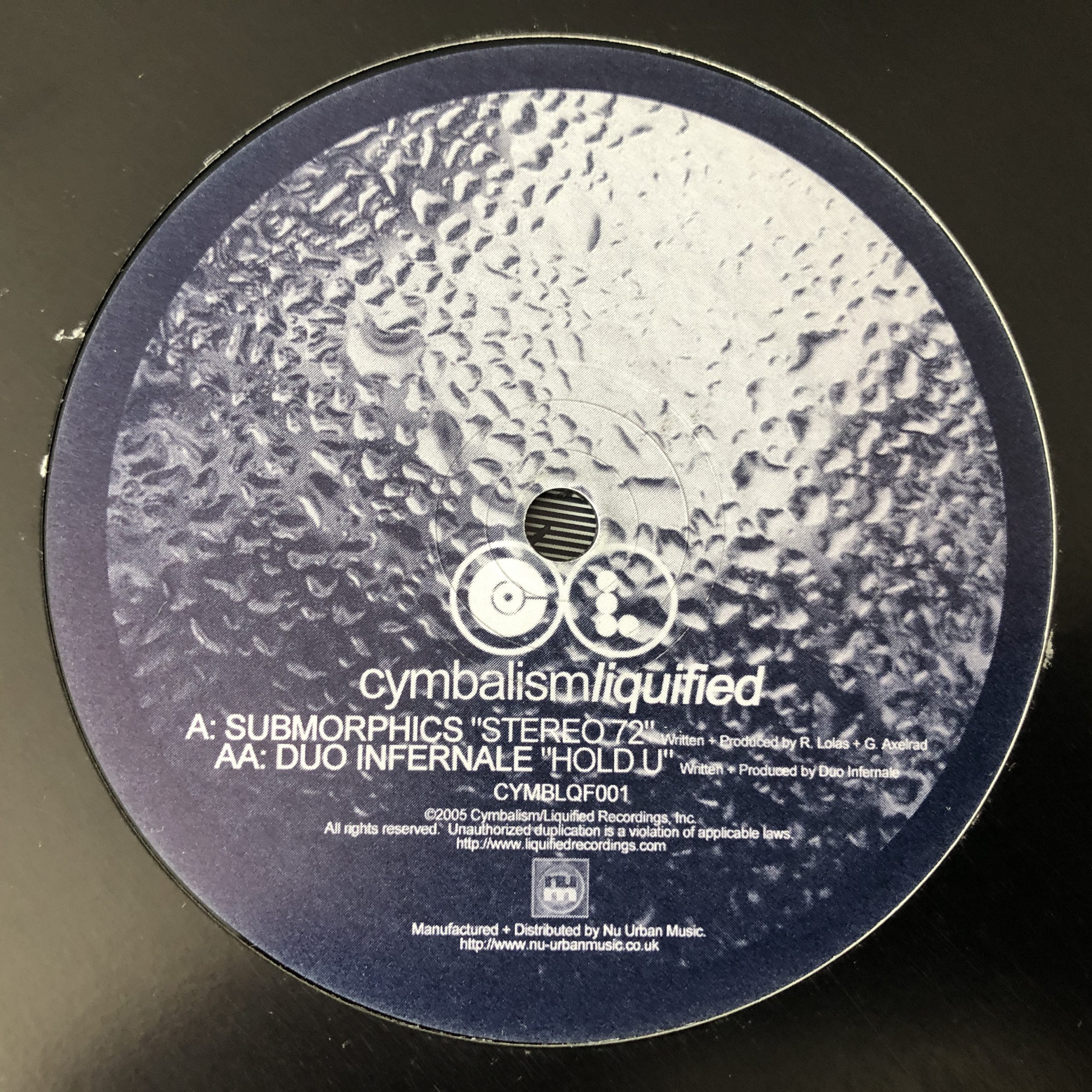 Submorphics / Duo Infernale - Stereo 72 / Hold U (12")