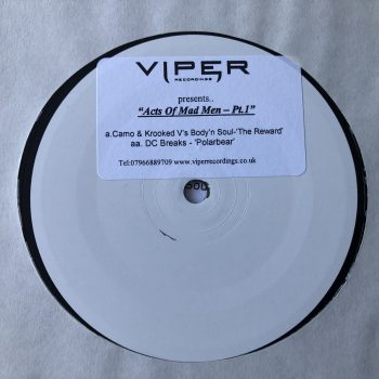 Camo & Krooked Vs Body N Soul / DC Breaks - Acts Of Mad Men Part 1 (12", Promo, W/Lbl)
