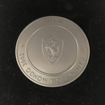 Official Ferrari F1 World Championship 2002 Titanium Medal / Coin - Image 3
