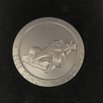 Official Ferrari F1 World Championship 2002 Titanium Medal / Coin - Image 4