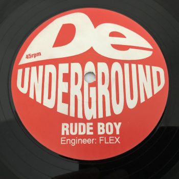Flex / Underground - Rude Boy / Lick Shot (12") - Image 2