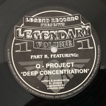 Gwange & Spinback / Q-Project - Legendary Volume 1 (12") - Image 2