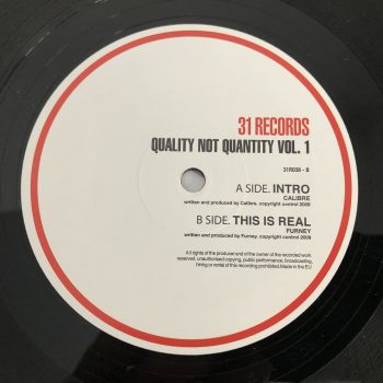 Various - Quality Not Quantity Vol. 1 (2x12")