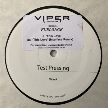 Furlonge - This Love / This Love (Interface Remix) (12", TP, Sti)