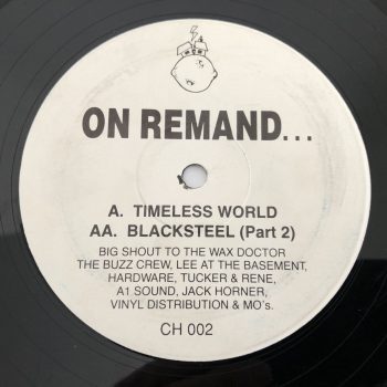 On Remand... - Timeless World / Blacksteel (Part 2) (12")