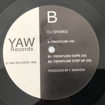 DJ Sparks - Frontline EP (12", EP) - Image 2