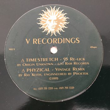 Roni Size - Timestretch / Phyzical (Remixes) (12") - Image 2