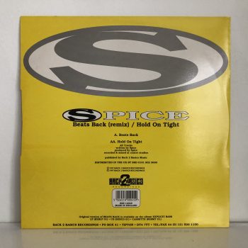 Spice - Beats Back (Remix) / Hold On Tight (12") - Image 2