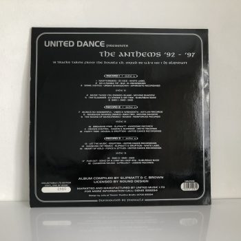 Various - United Dance Presents The Anthems '92 - '97 (3xLP, Comp, Ltd, Sti) - Image 2
