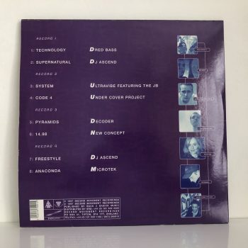 Various - Masters Of Technology: A New Era In Scientific Drum & Bass (4x12", Comp) - Image 2