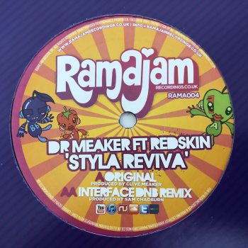 Dr Meaker Ft. Redskin - Styla Reviva (Original & Interface Remix) (12") - Image 2