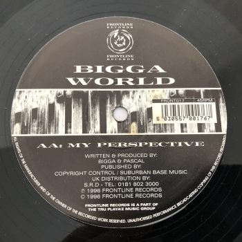 Bigga World - Oh My God / My Perspective (12") - Image 3