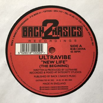 Ultravibe - New Life (The Beginning) / Inertia (12")